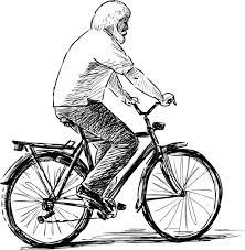 Man on bicycle